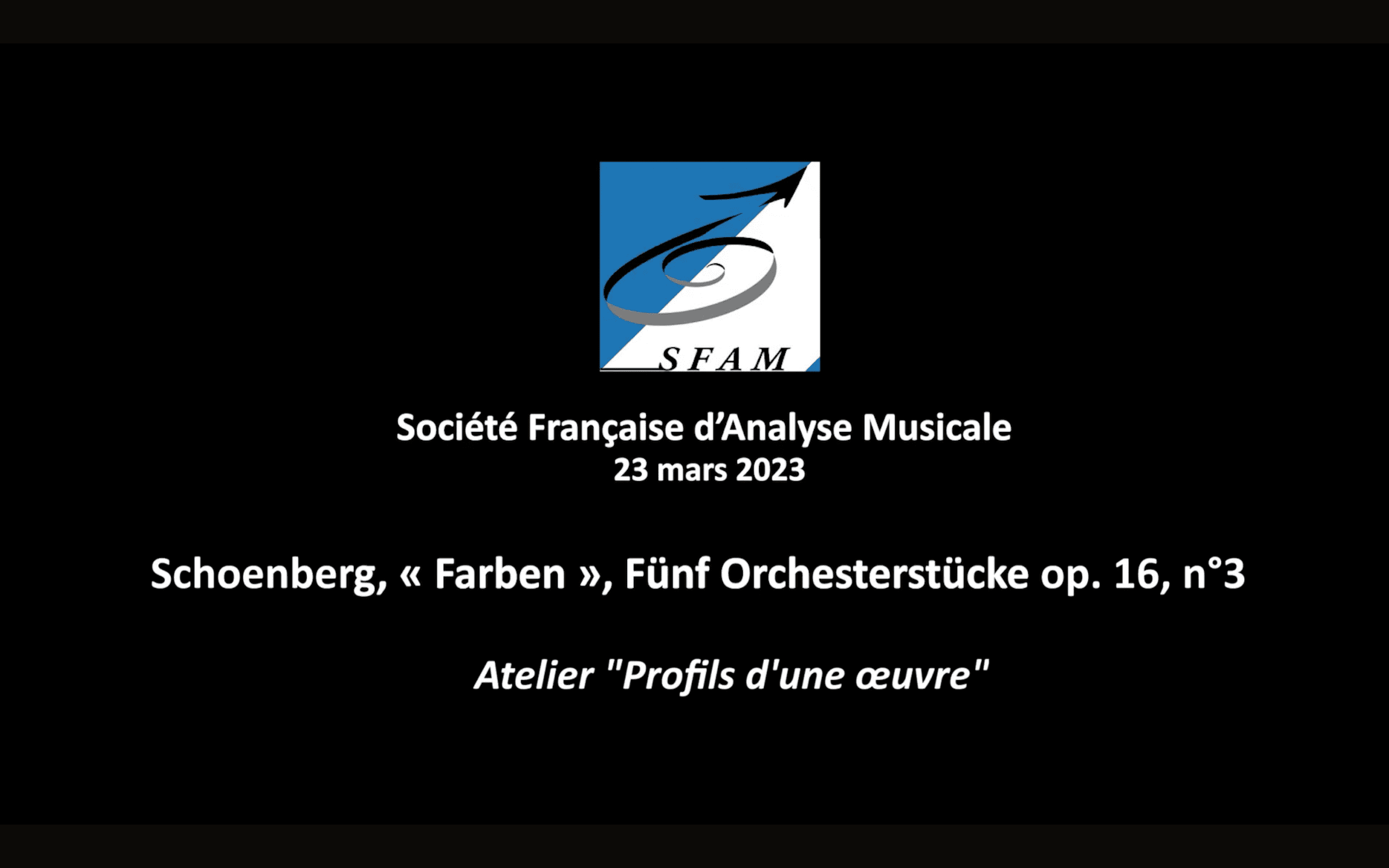 You are currently viewing Schœnberg, « Farben », Fünf Orchesterstücke op. 16, n°3 – Profils d’une œuvre (atelier)
