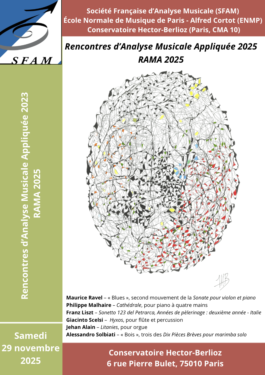 Lire la suite à propos de l’article RAMA 2025 – Rencontres d’Analyse Musicale Appliquée 2025