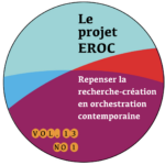 Nathalie Hérold et Gilbert Nouno – Analyser les pratiques créatives en orchestration : réflexions méthodologiques dans le contexte du projet APCOR
