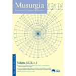 Musurgia XXIX/1-2